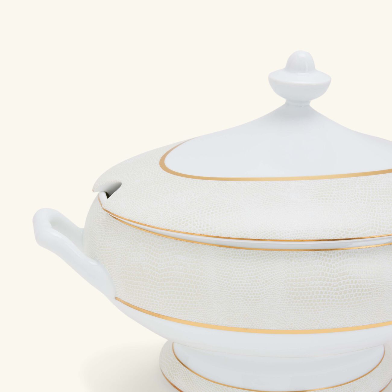 Sauvage Blanc Soup Tureen Gold bernardaud sauvage blanc soup tureen gold