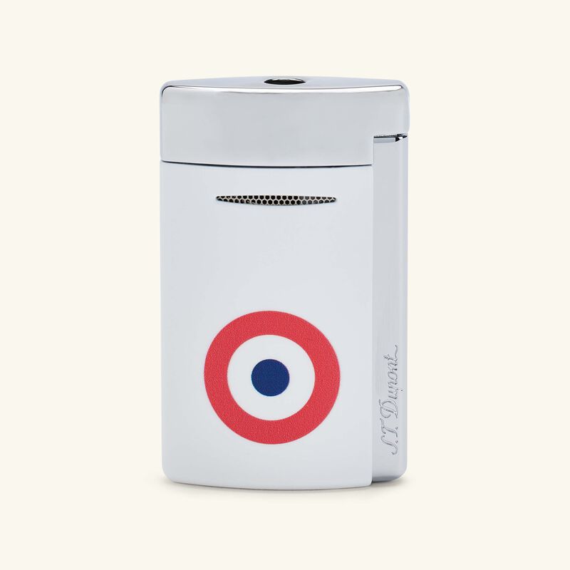 st dupont minijet lighter white