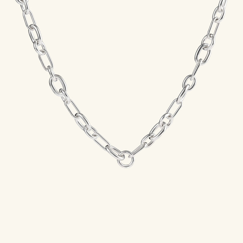 Chri-Chri Chain Necklace Sterling Silver Size 1 christofle chri chri chain necklace sterling silver size 1