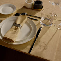 catherine denoual camel placemat beige