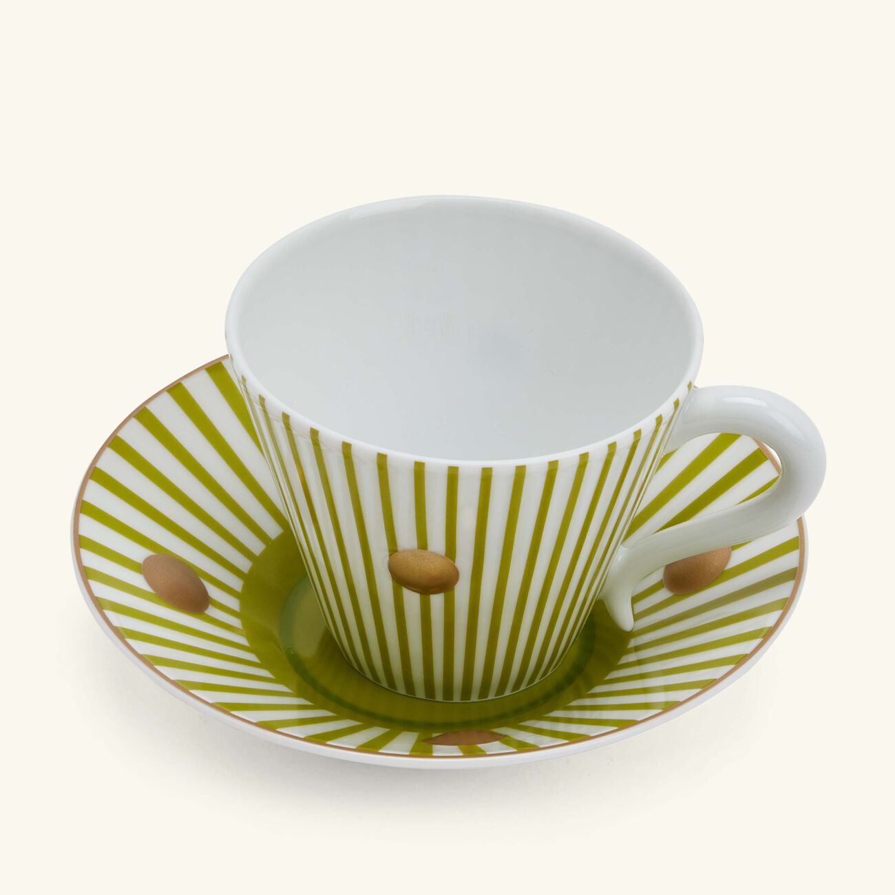 Absinthe Coffee Cup & Saucer Green Set Of 2 bernardaud absinthe coffee cup saucer green set of 2