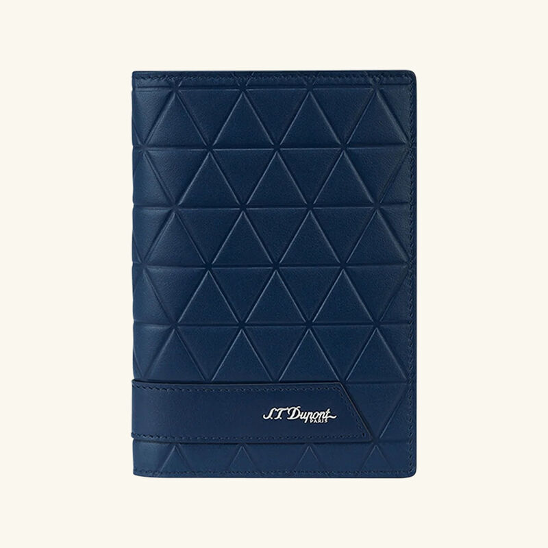 Firehead Passport Holder Blue st dupont firehead passport holder blue