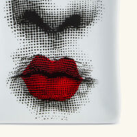 fornasetti bacio ashtray rectangular small black