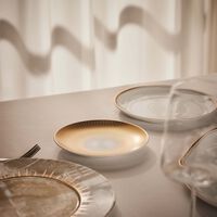 برناردو طبق الخبز والزبدة سول دائري باللون الذهبي 13 سم