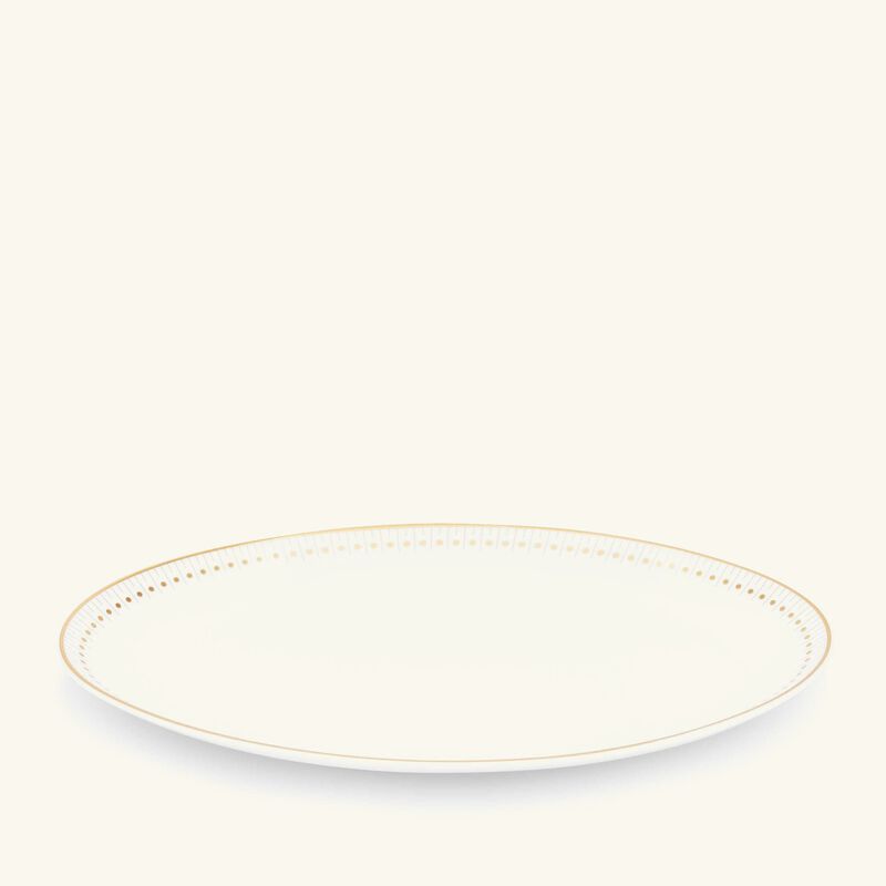 christofle malmaison imp riale serving platter oval gold 28cm