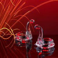 baccarat zodiaque snake figurine small clear