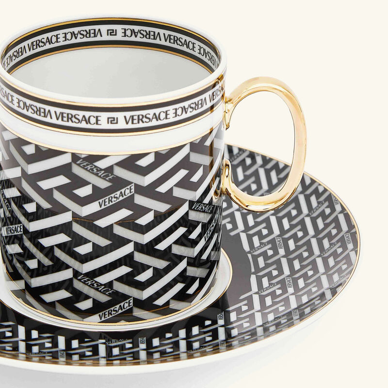 La Greca Signature Coffee Cup Pattern versace la greca signature coffee cup pattern