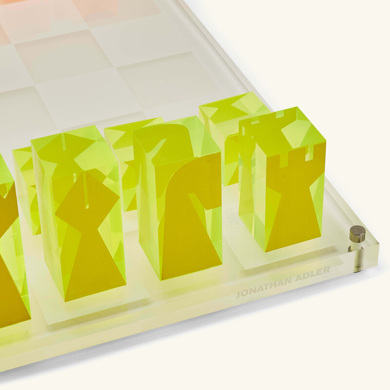 Acrylic Chess Set jonathan adler acrylic chess set