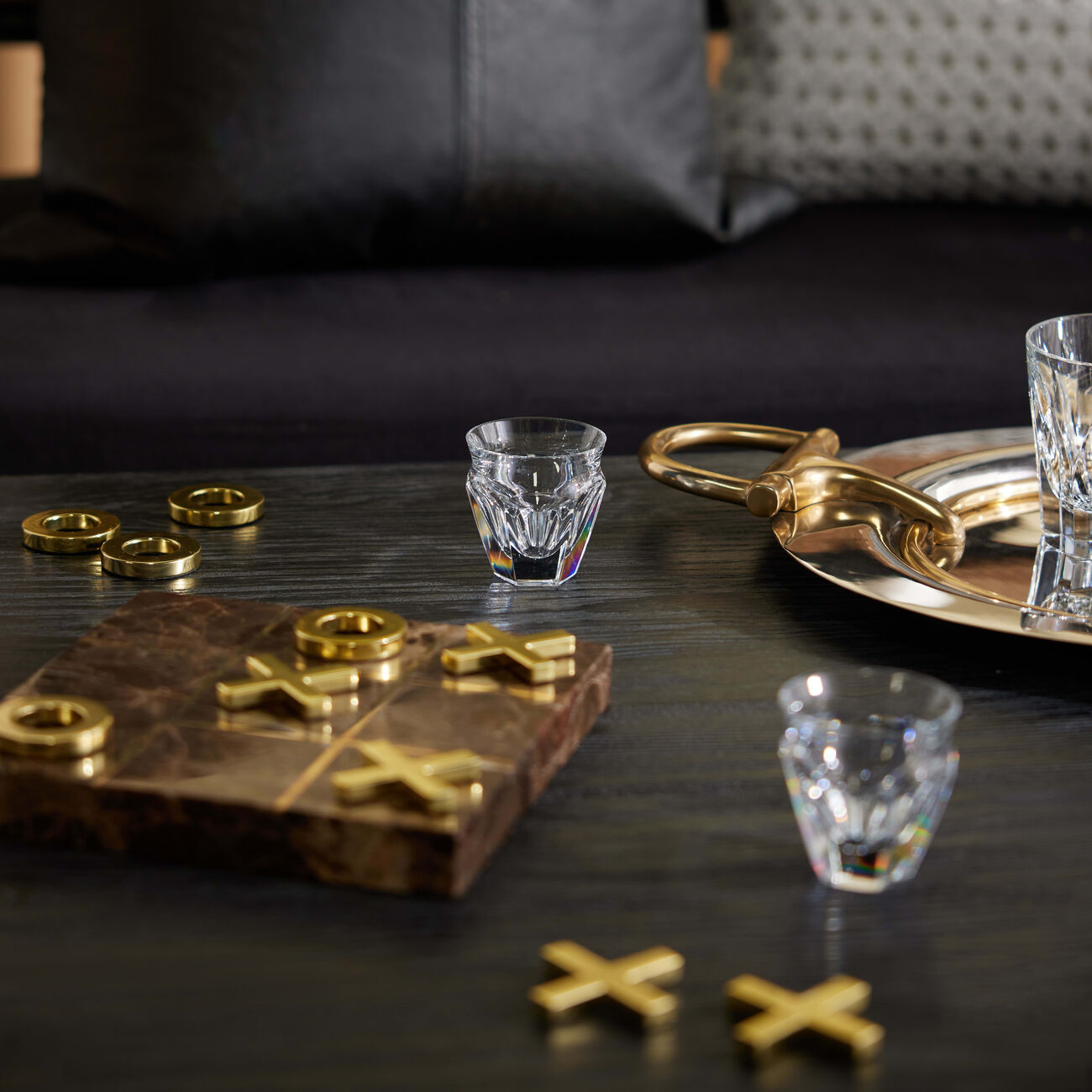 baccarat harcourt talleyrand drinking glass clear set of 2