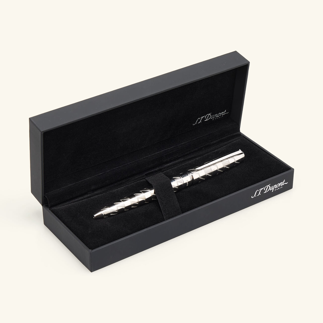 Line D Eternity Rollerball Pen Silver st dupont line d eternity rollerball pen silver