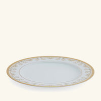 versace medusa gala dinner plate round gold 27cm