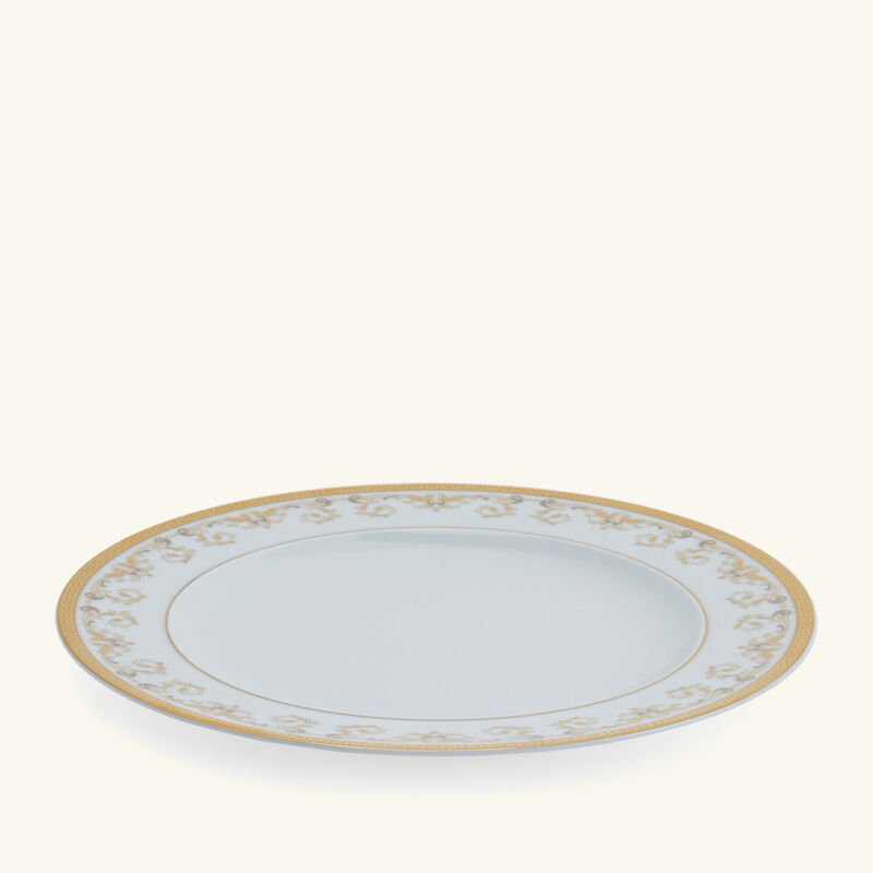versace medusa gala dinner plate round gold 27cm