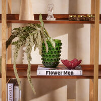 lalique mossi vase small green