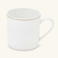 christofle gilded demitasse tea cup   saucer silver