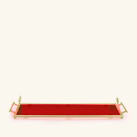 Extravaganza Serving Tray Rectangular Large Red villari extravaganza serving tray rectangular large red