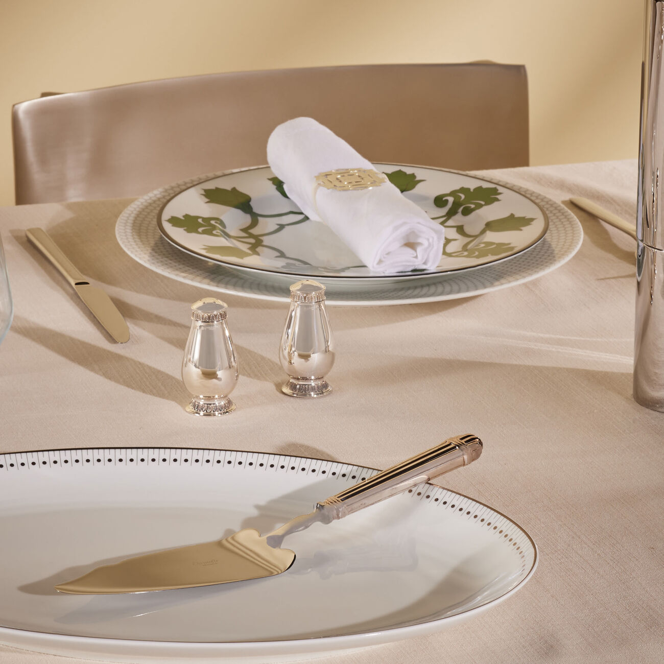 Aria Cake Server Silver Plated christofle aria cake server silver plated