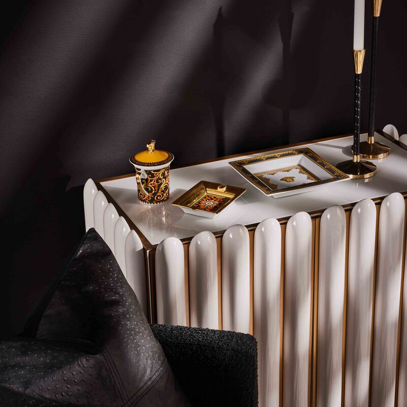 I Love Baroque Trinket Tray Square Black versace i love baroque trinket tray square black