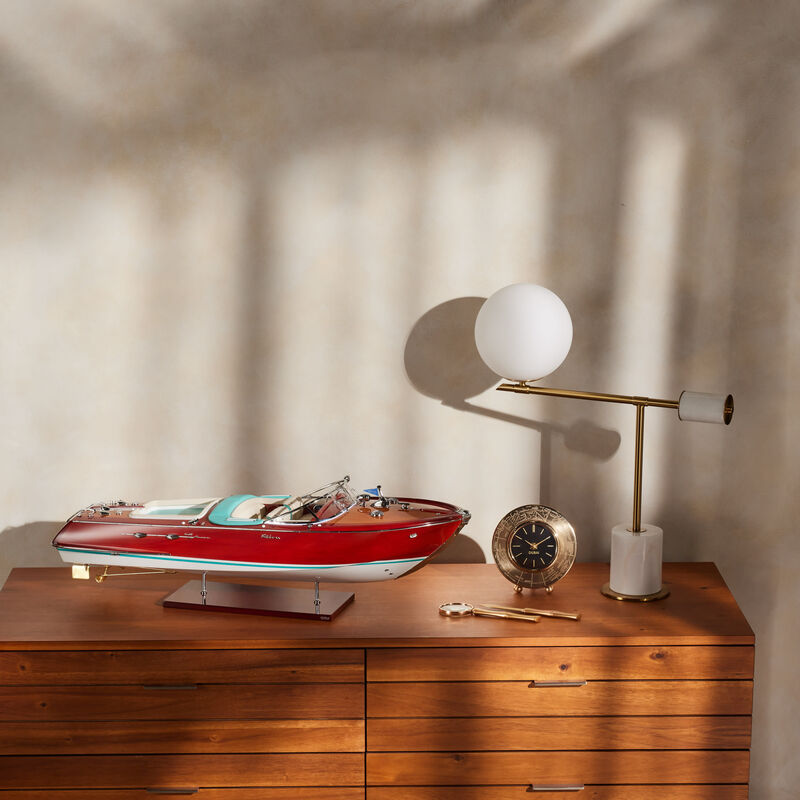 كياد نموذج مصغر عن قارب ريفا أكواراما كبير جدًا أحمر