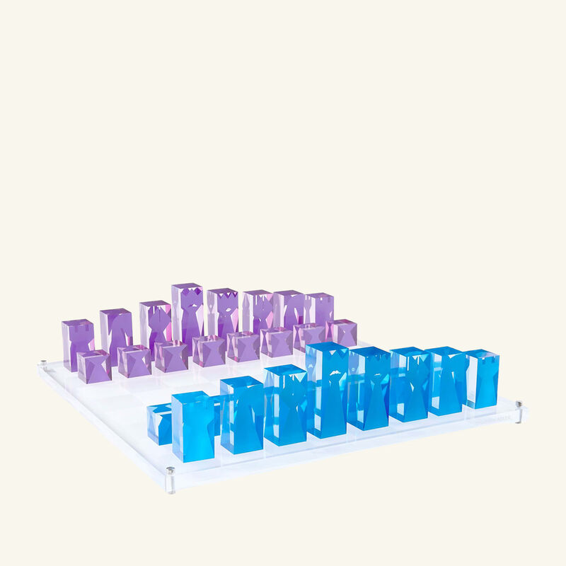 Acrylic Chess Set jonathan adler acrylic chess set