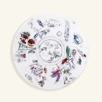 Marc Chagall Salad Plate Round White 21cm Set Of 6 bernardaud marc chagall salad plate round white 21cm set of 6