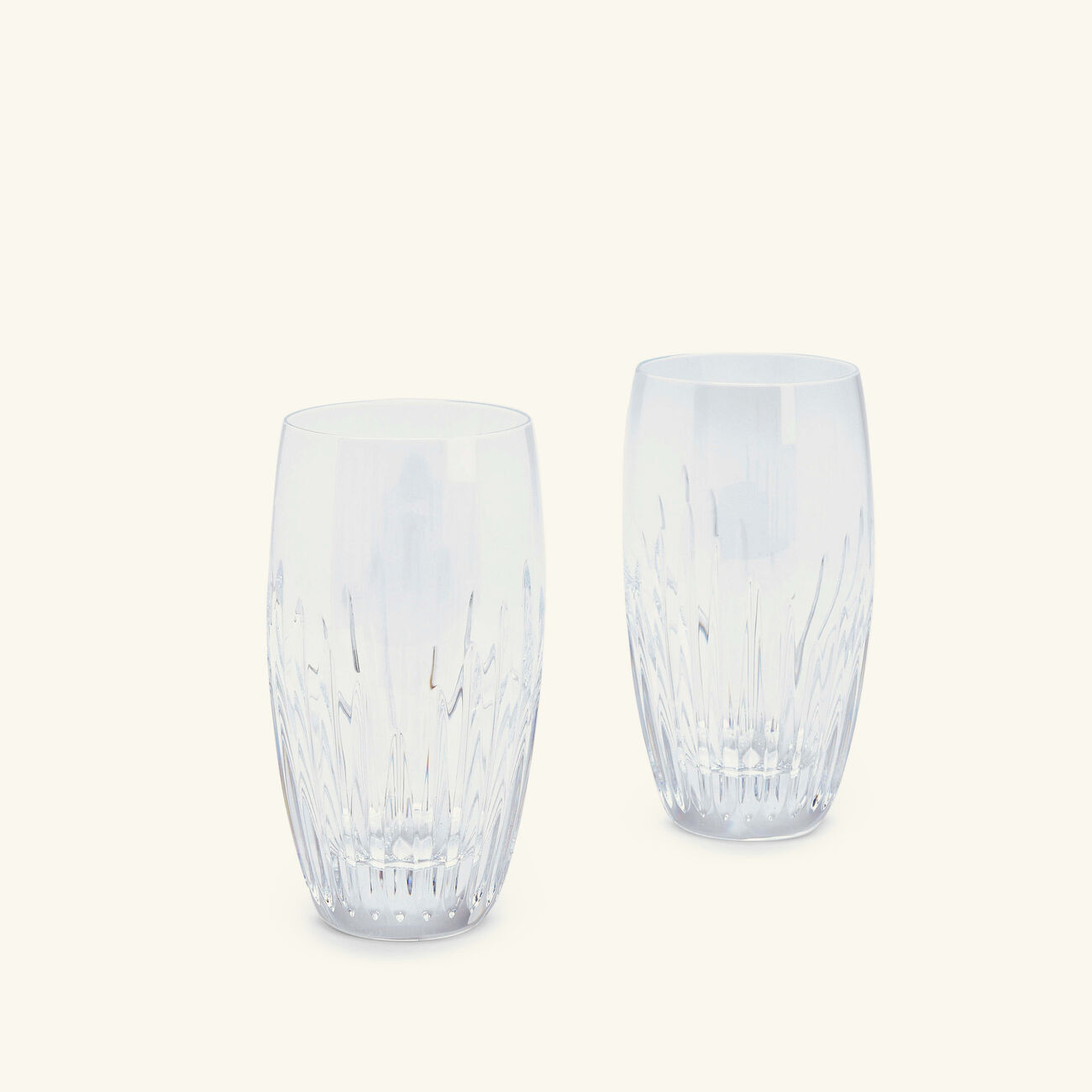 baccarat massena highball glass clear set of 2