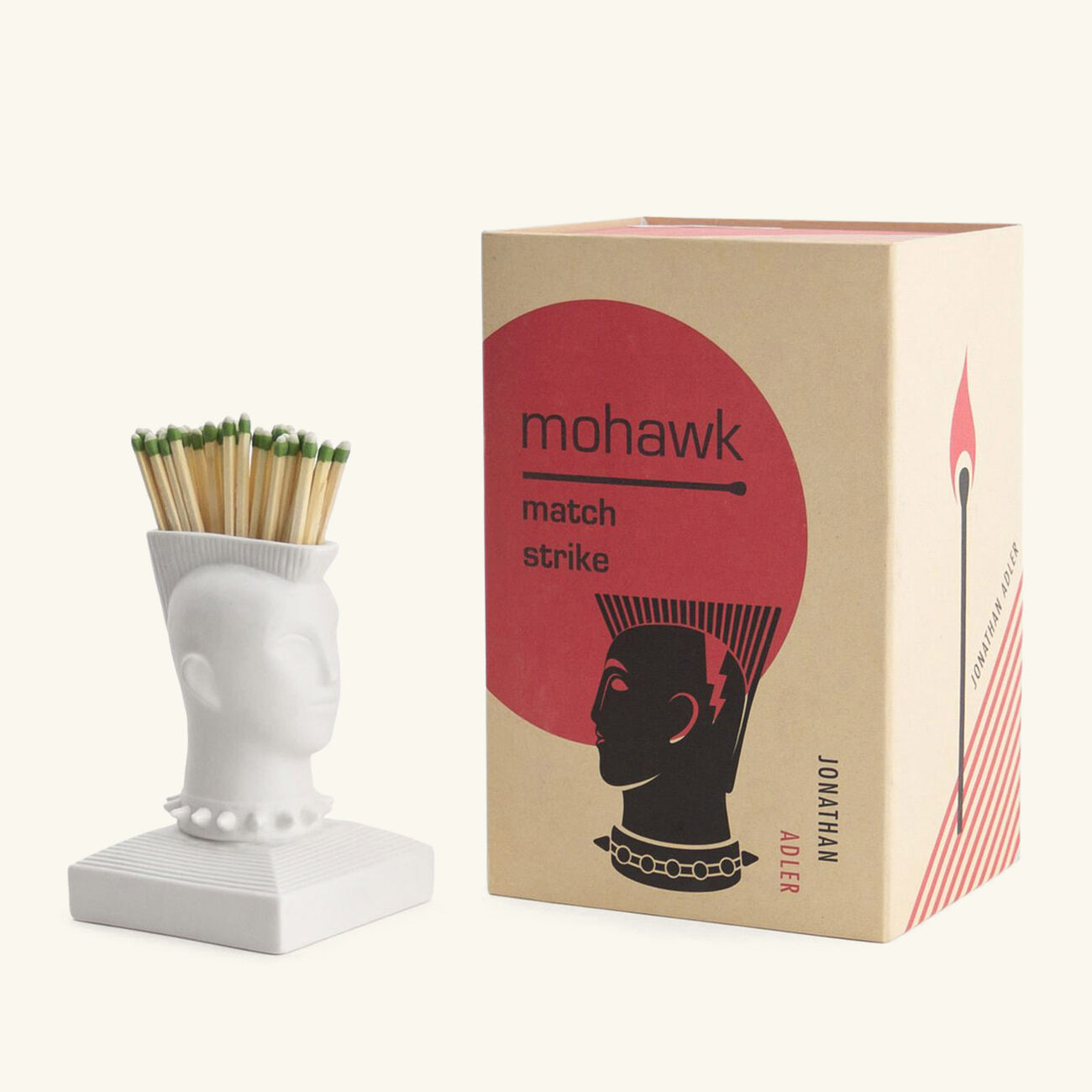 jonathan adler mohawk match strike white