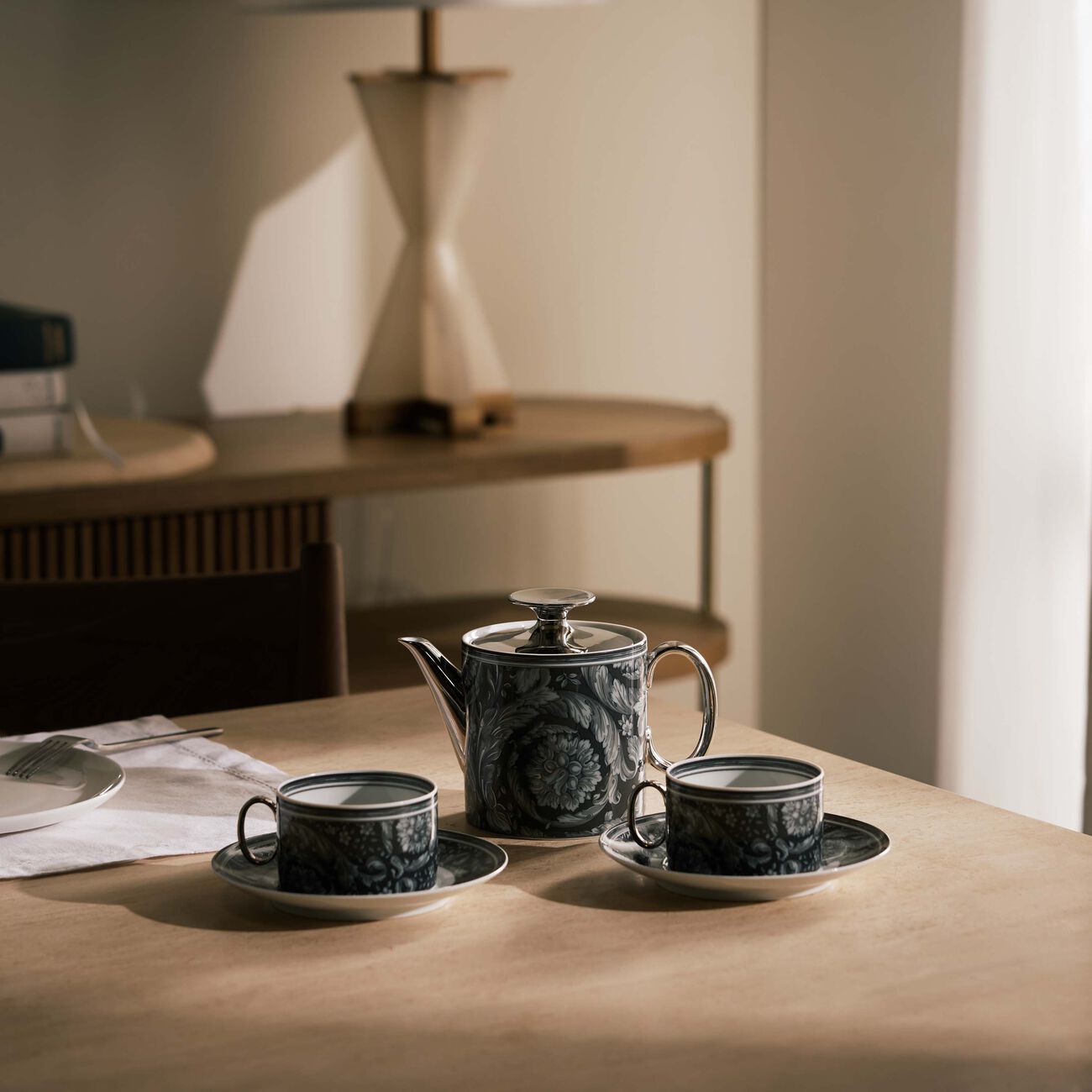 versace barocco haze tea set