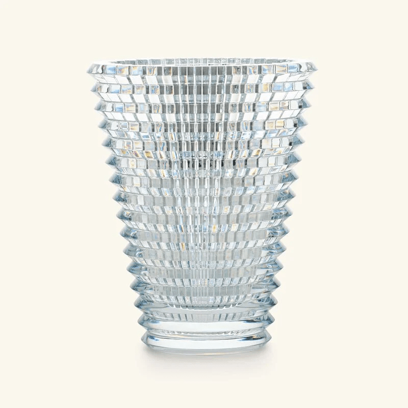 baccarat eye vase round large clear