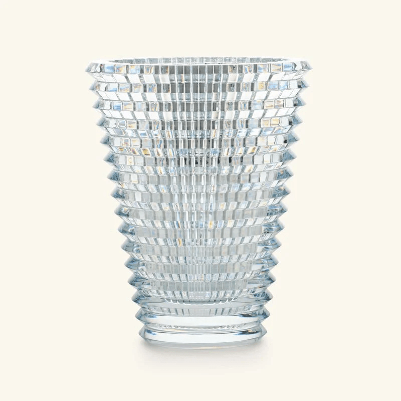 baccarat eye vase round large clear