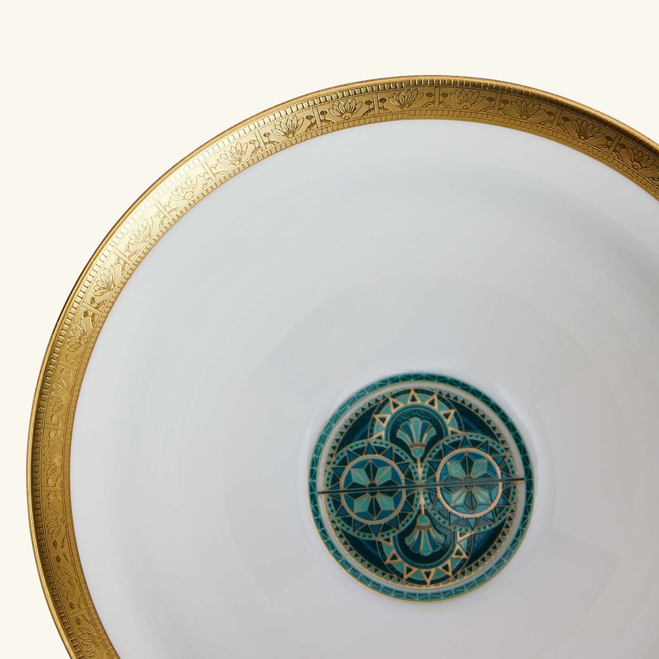 هافيلاند طقم ريف دو نيل المؤلف من وعائين للحساء باللون الأخضر