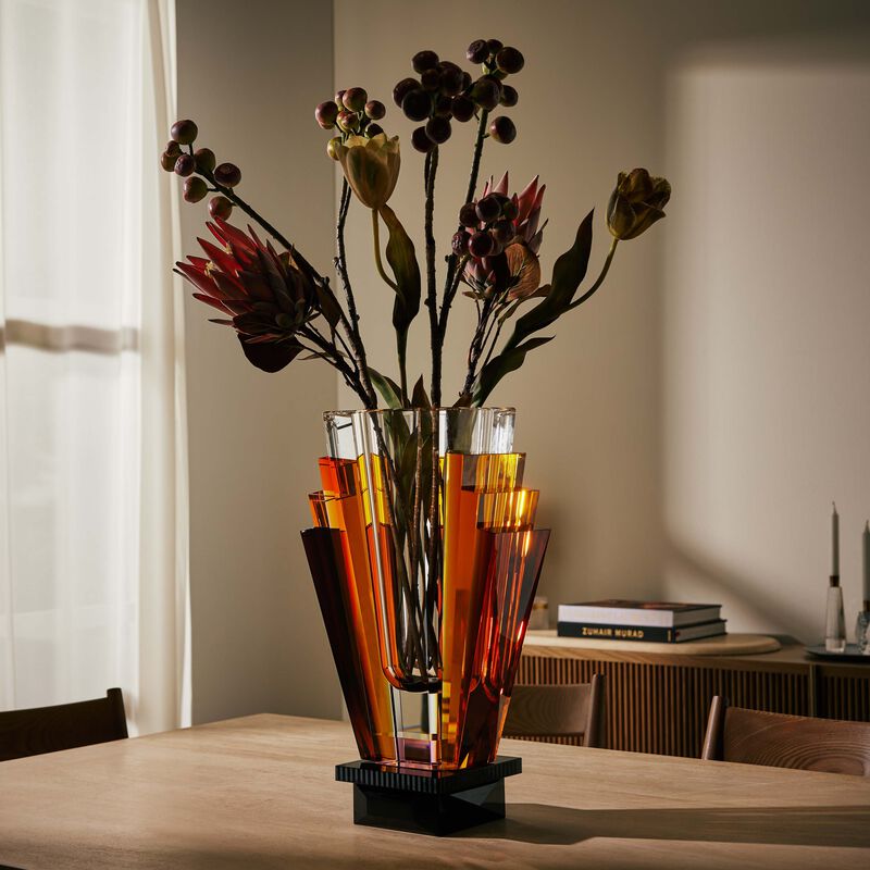 ريفليكشنز كوبنهاغن مزهرية راديانت من الكريستال   إصدار محدود