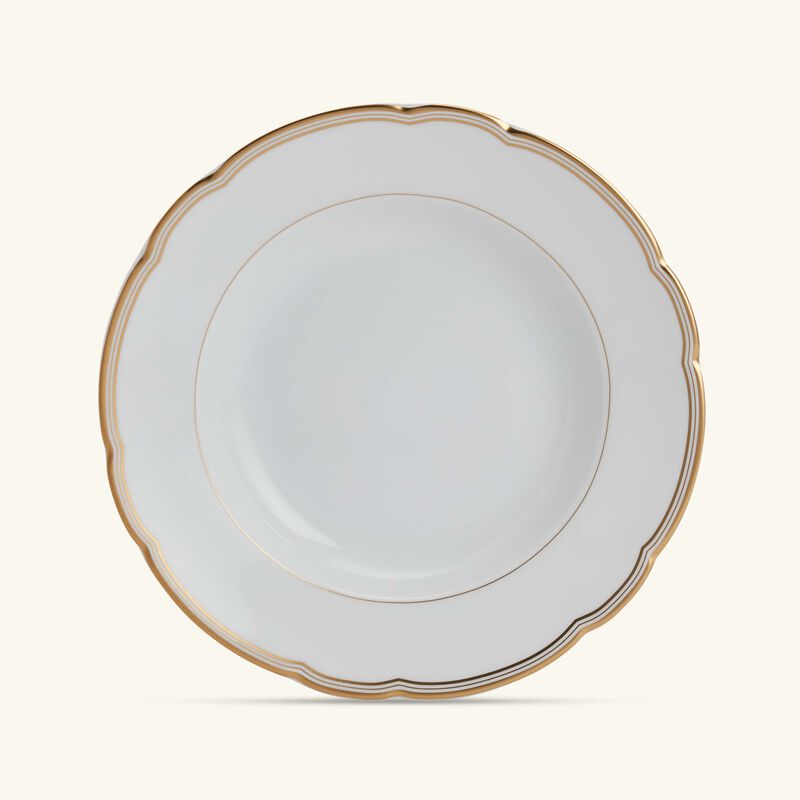 Pompadour Soup Bowl Round Gold bernardaud pompadour soup bowl round gold