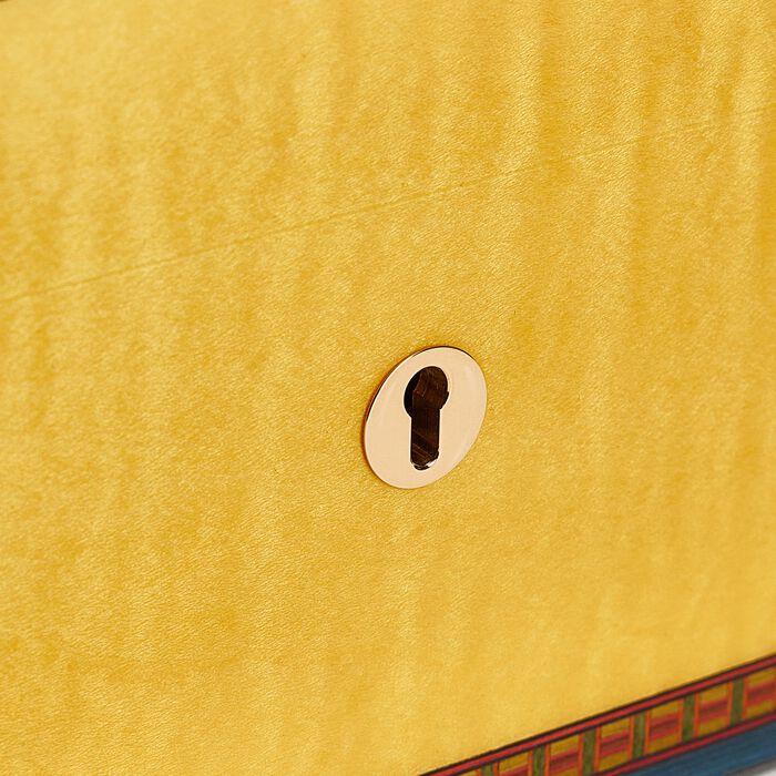 إيلي بلو صندوق حفظ السيجار فلورا دي ألبا باللون الأصفر