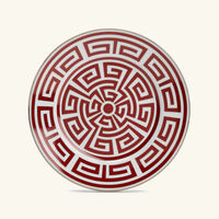 ginori 1735 labirinto dessert plate round red 22cm
