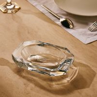 باكارا صينية الحلى والمجوهرات أوكتوجون بتصميم شفاف مستطيل الشكل   بالحجم الصغير