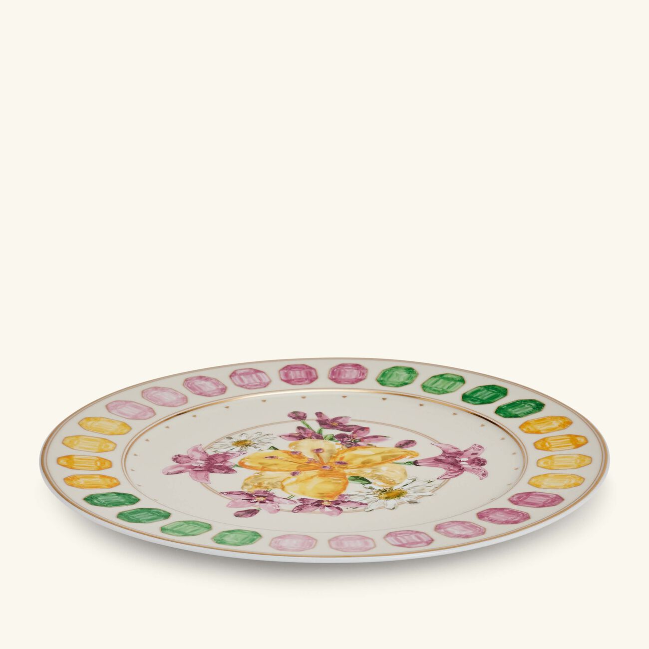 rosenthal idyllia service plate round bouquet 33 cm
