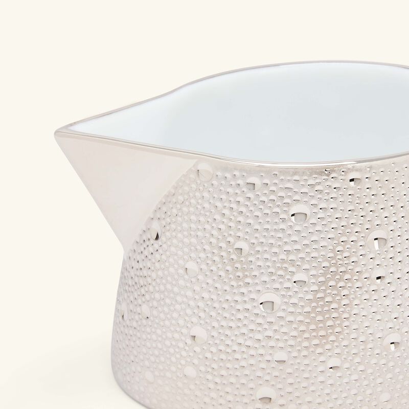 bernardaud ecume gravy boat silver