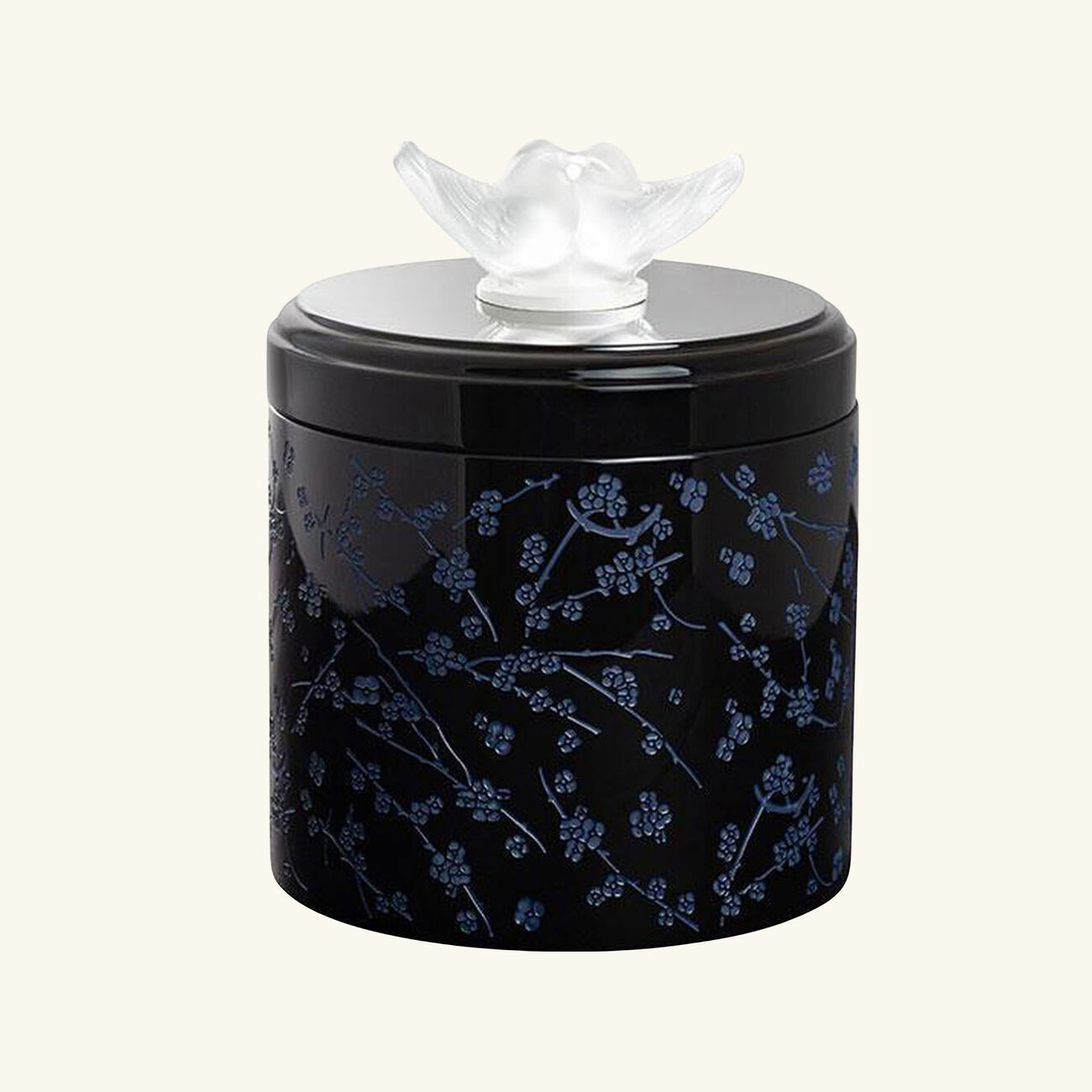 lalique fleurs de cerisier box large black