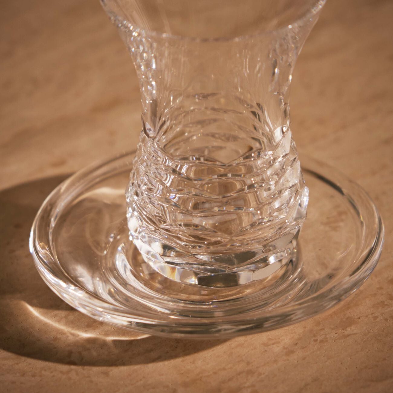Sensorial Armudu Tea Cup & Saucer Clear mario cioni c sensorial armudu tea cup saucer clear