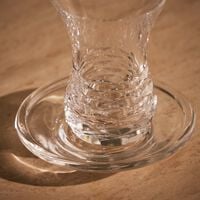 Sensorial Armudu Tea Cup & Saucer Clear mario cioni c sensorial armudu tea cup saucer clear