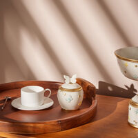 Butterfly Sugar Bowl White villari butterfly sugar bowl white