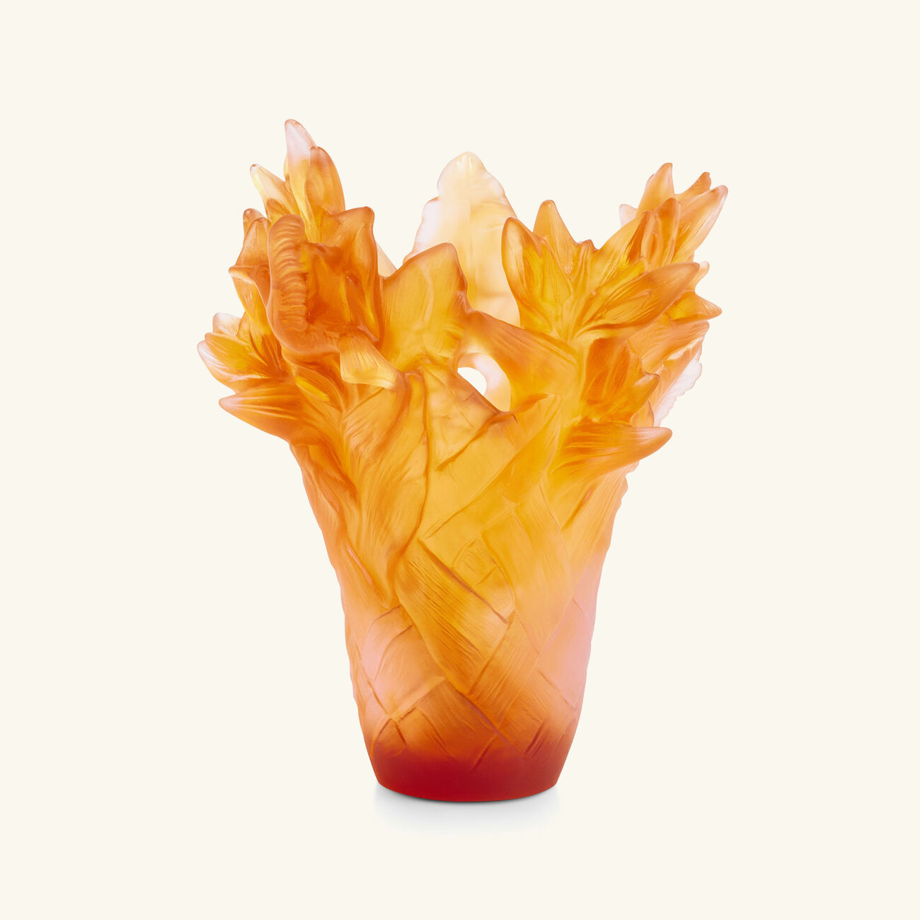 دوم مزهرية تريساج بارادي متوسطة برتقالية