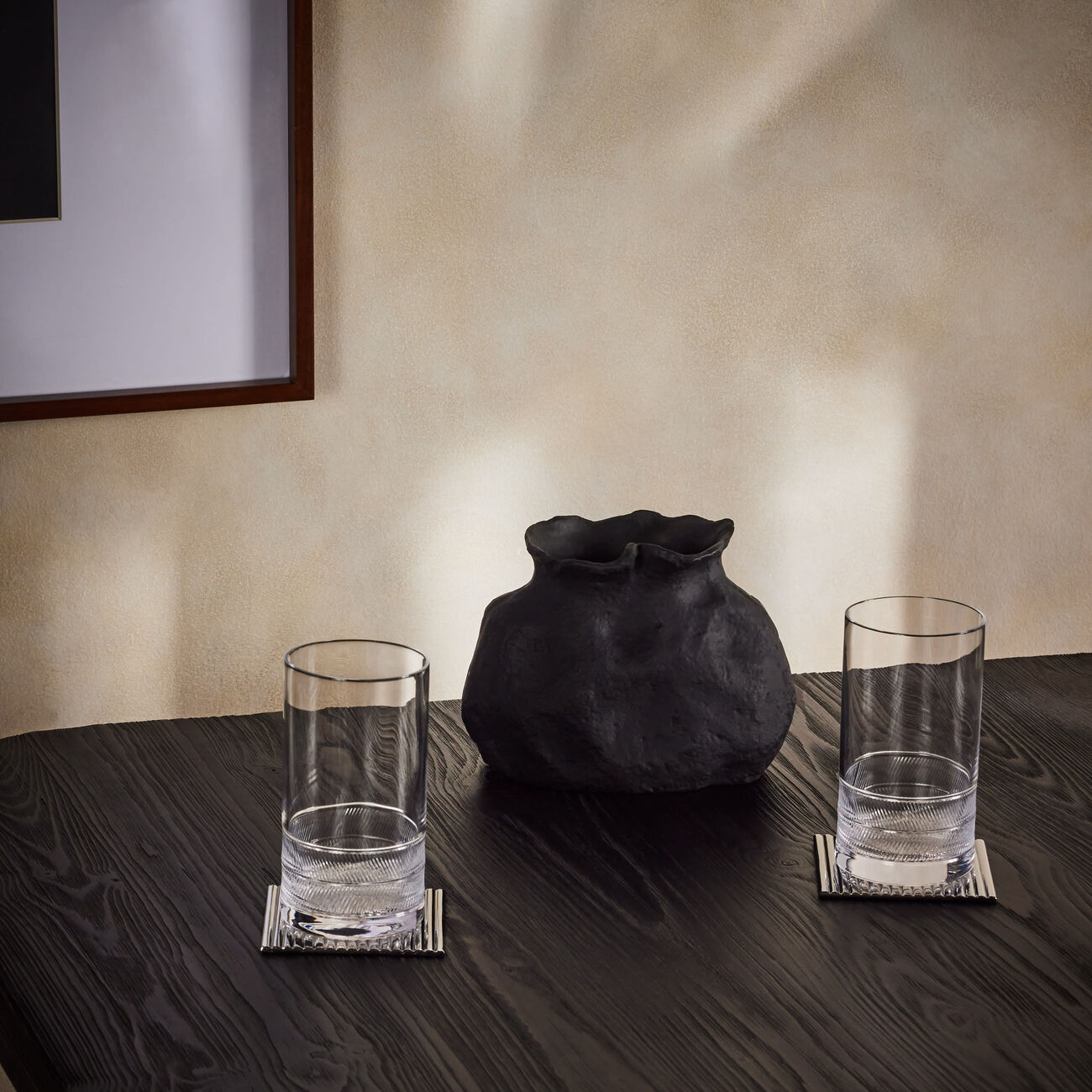 رالف لورين هوم طقم ريمي المؤلف من كأسين من طراز هايبول باللون الشفاف