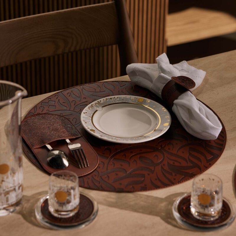 dimlaj hayat bread and butter plate gold 17cm set of 6