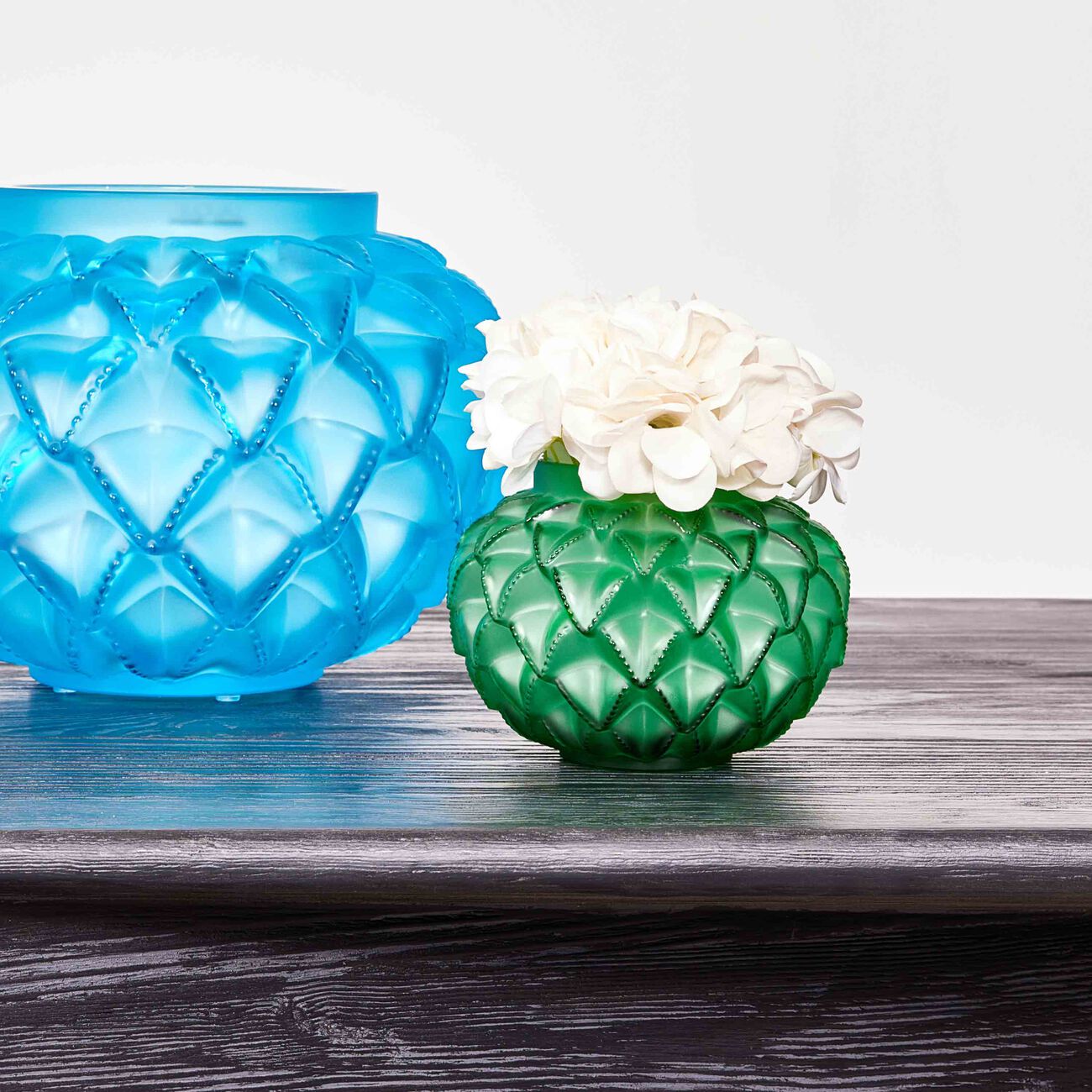 Languedoc Vase Mini Green lalique languedoc vase mini green