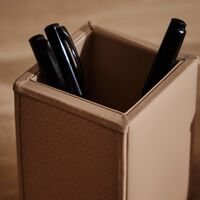 جيوبانيارا حامل أقلام إيلي صعب مونوغرام تورون باللون البيج