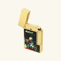 st dupont ligne 2 dc comics lighter gold