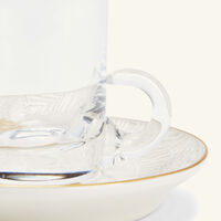 Acapulco Arabic Tea Cup & Saucer White villari acapulco arabic tea cup saucer white