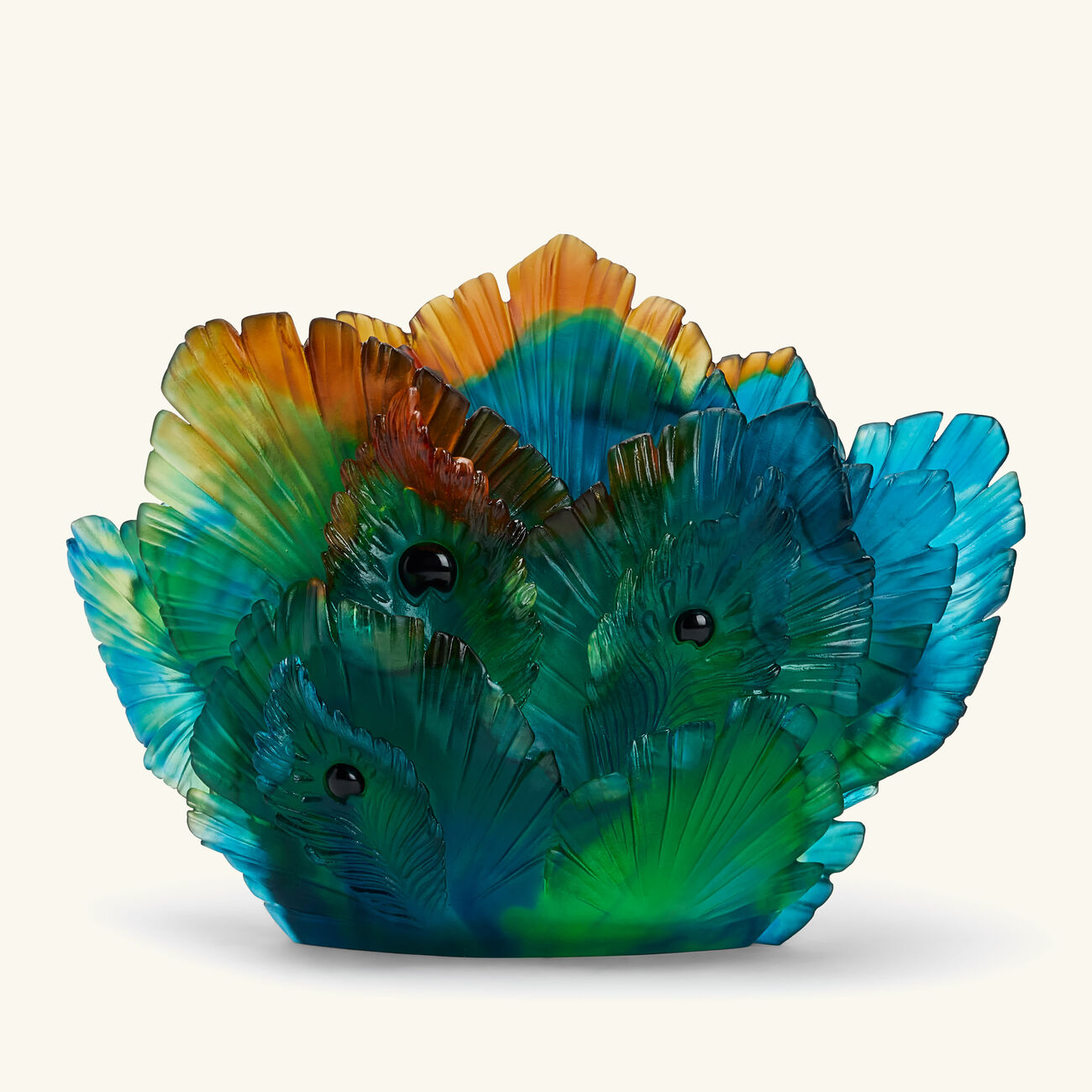 دوم مزهرية فلور دو باون متوسطة خضراء