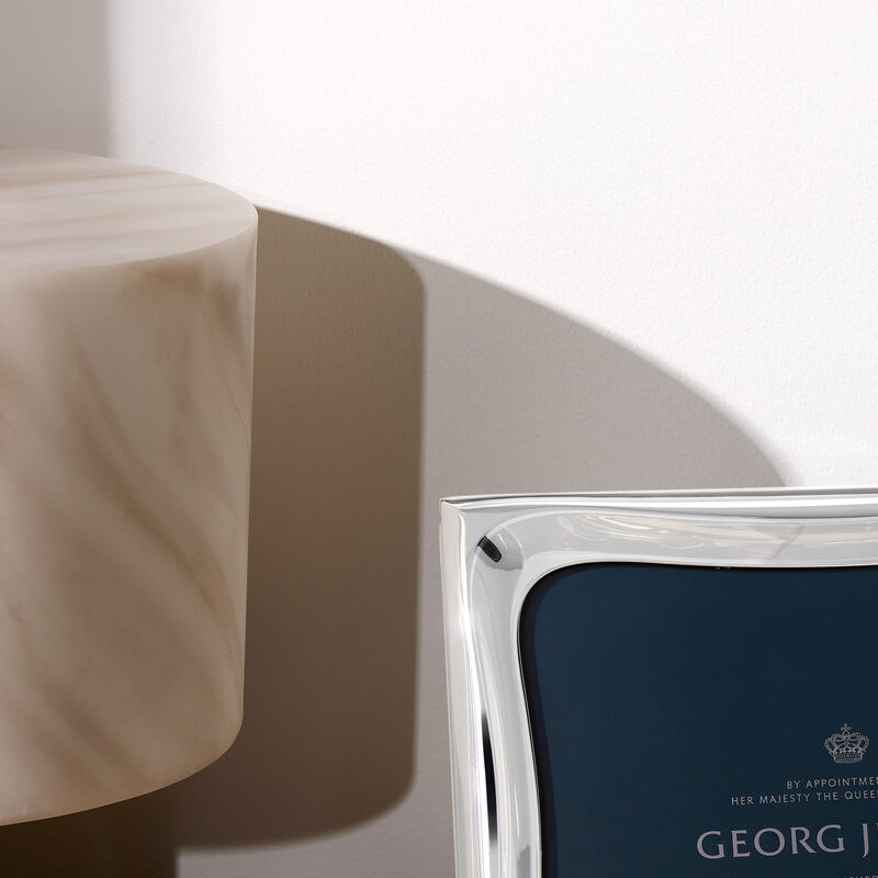 جورج جنسن إطار الصور كوبرا فضي كبير